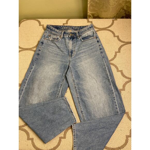 American Eagle Outfitters Balloon Blue Jean, size 0 short - Picture 14 of 14